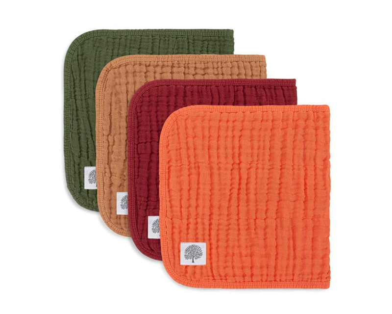 Muslin Burp Cloth 4-Pack