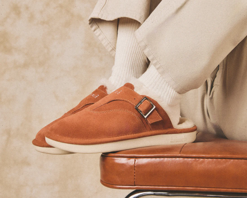 Amour Suede Shearling Slipper