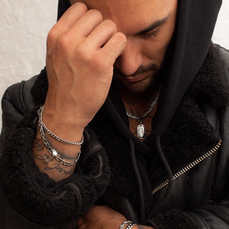 Silver Cuban Bracelet 4mm