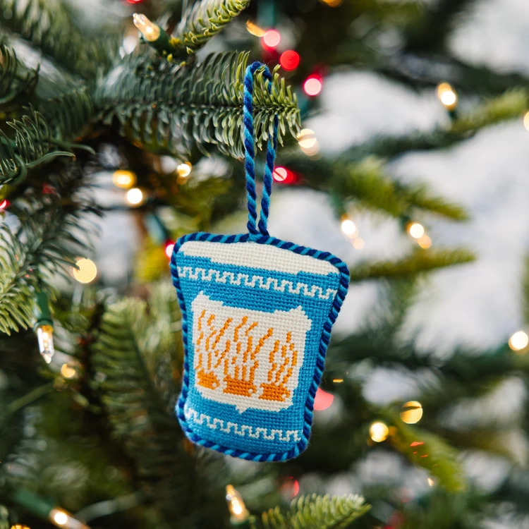 Needlepoint Icon Ornament