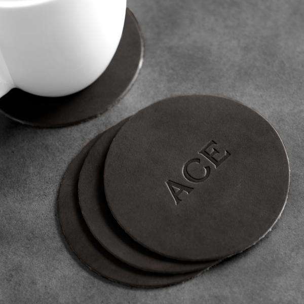 Northwind Supply Leather Coasters - Thumbnail 2
