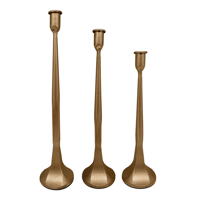 Cast Iron Taper Candle Holders