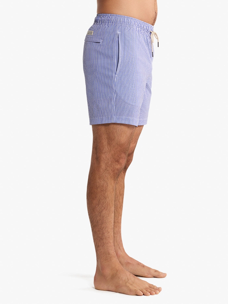 Bayberry Trunk, Light Blue Seersucker