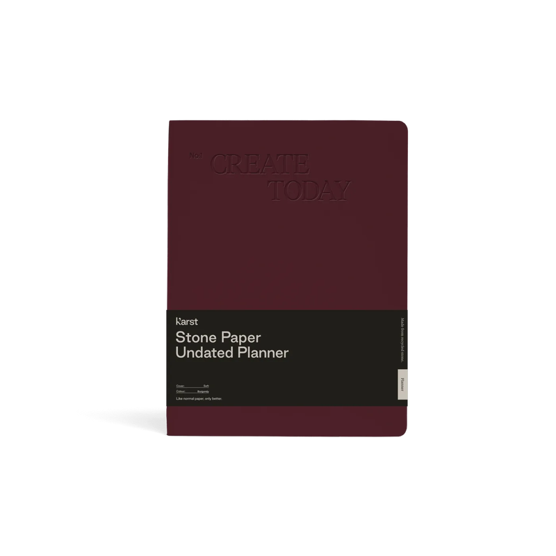 B5 Softcover Undated Planner