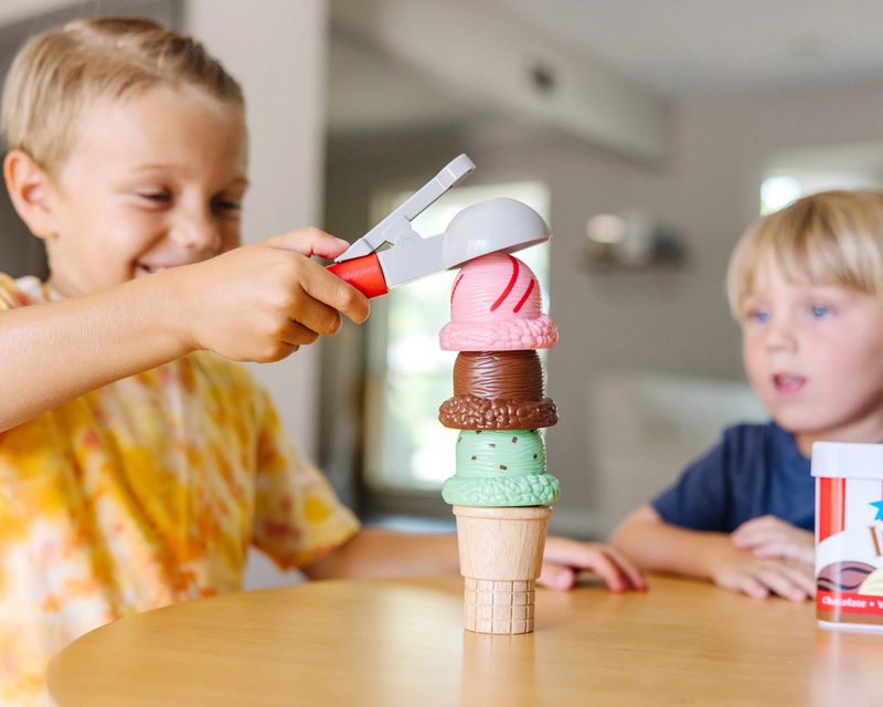 Scoop & Stack Ice Cream Cone Magnetic Play Set 