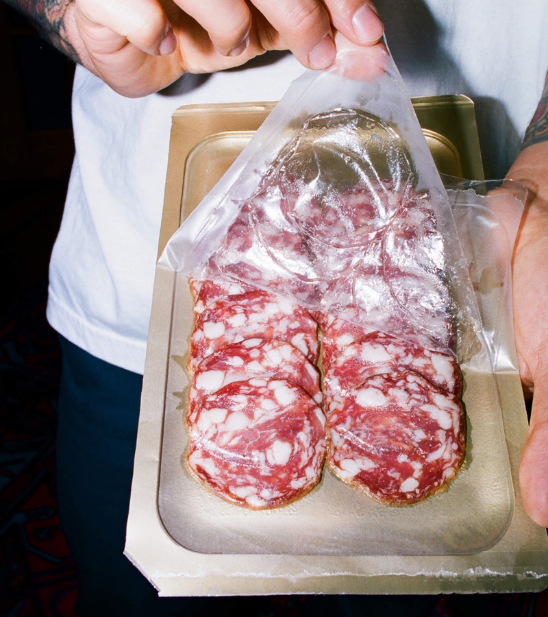 Salchichón Ibérico Dry-Aged Seasoned Iberico Sausage, 2oz Package