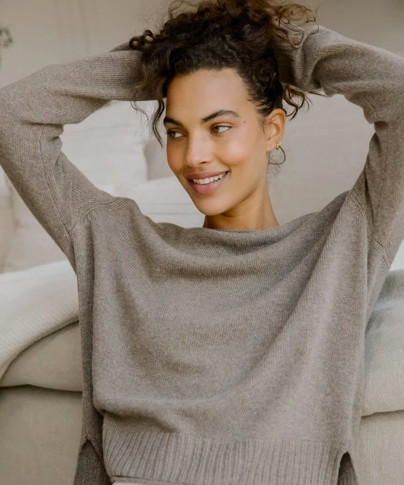 Everyday Sweater, Taupe