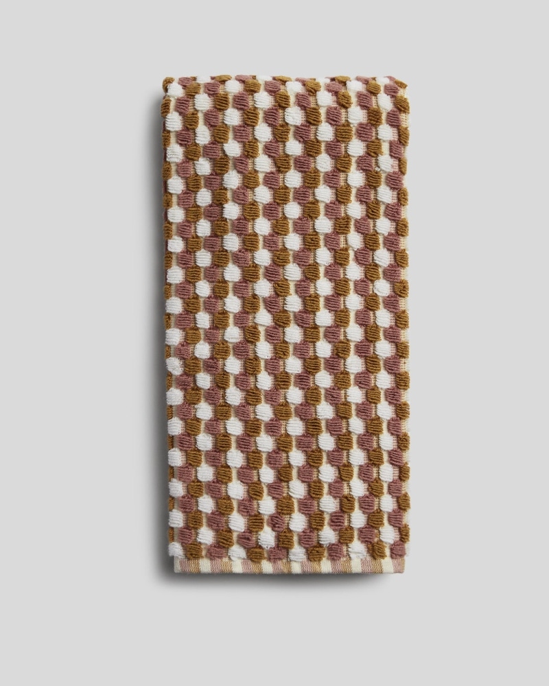 Organic Cotton Mosaic Hand Towel