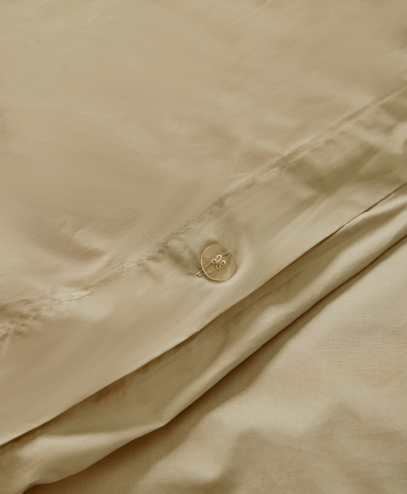 Organic Cool-Air Percale Duvet Cover, Queen