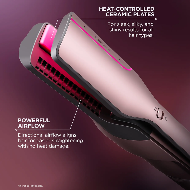FlexFusion 5-in-1 Air Styler Straightener + Brush Set
