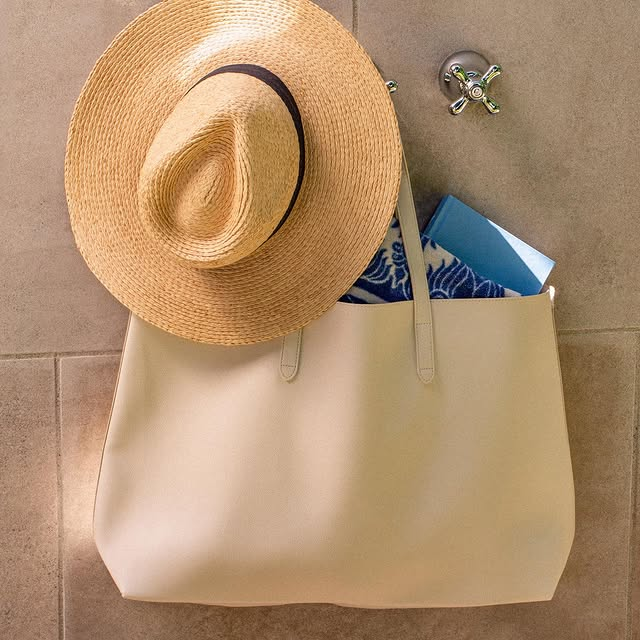 Vegan Leather Tote Bag