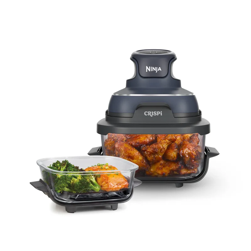 Crispi 4-in1 Portable Glass Air Fryer
