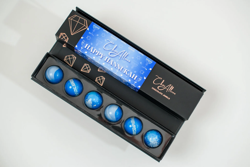 Hanukkah Chocolate Jewels, 6 pieces