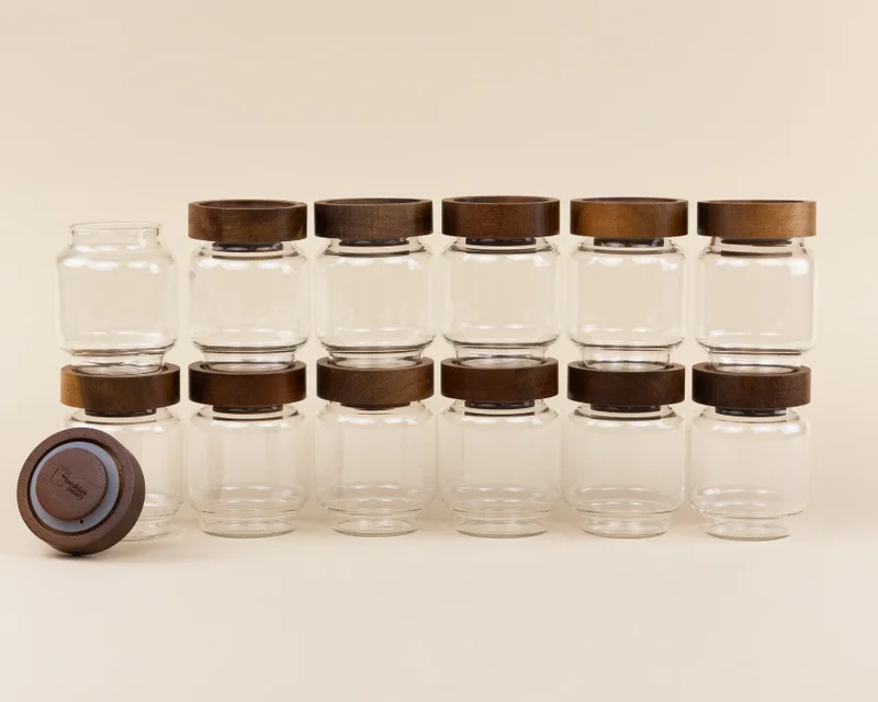 The Mini Twelve Glass Canister Set