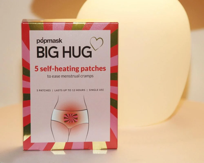 Big Hug Self-Heating Cramp Relief Patches, Set of 5