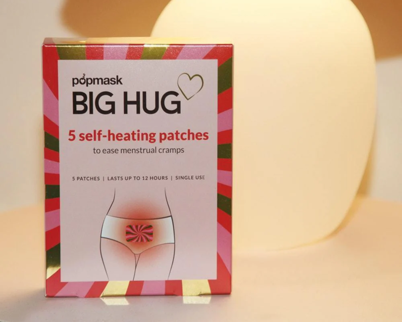 Big Hug Self-Heating Cramp Relief Patches, Set of 5