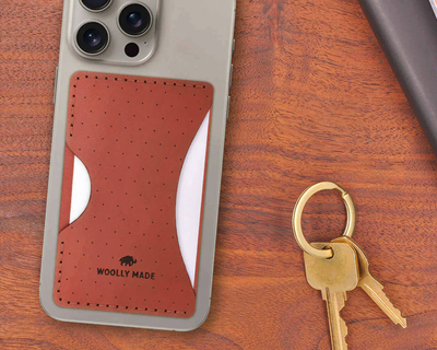 Leather Stick-On Wallet