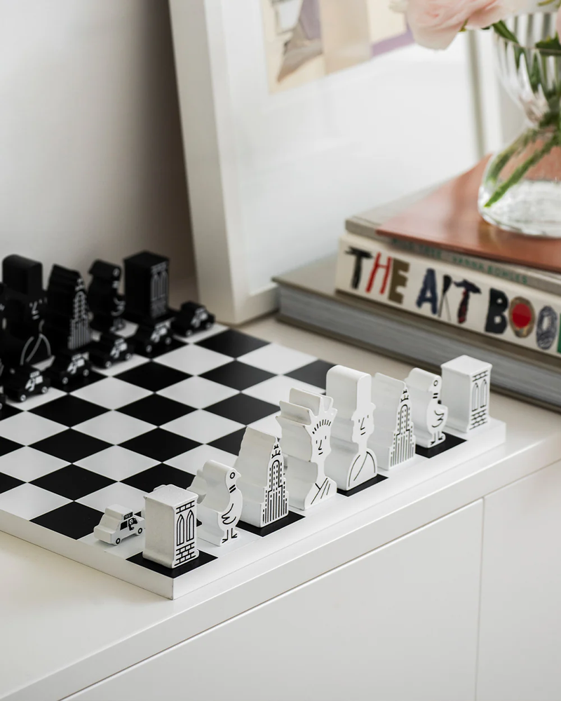 The New Yorker x Printworks Chess Set