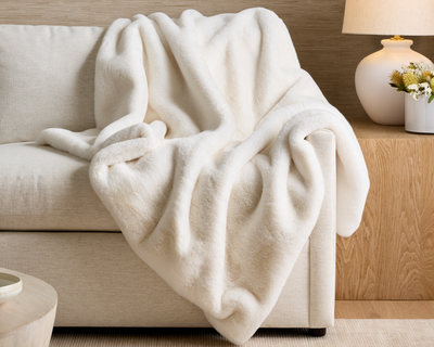 Luxe Faux Fur Throw