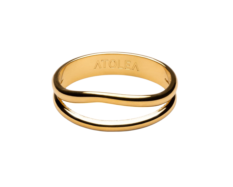 "Breeze" Double Ring