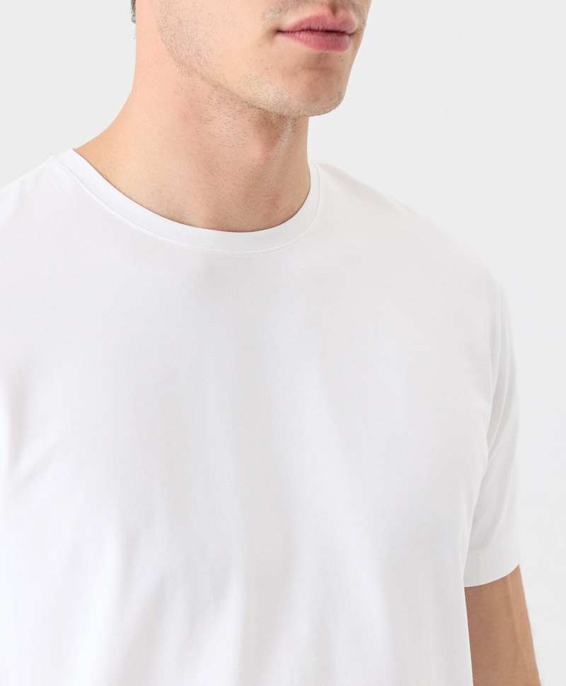 Men's Organic Luxe Essential Classic Fit Crewneck Tee, White