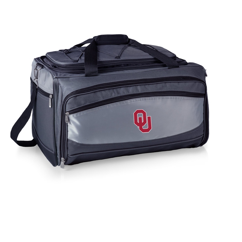 NCAA Portable Charcoal Grill & Cooler Tote