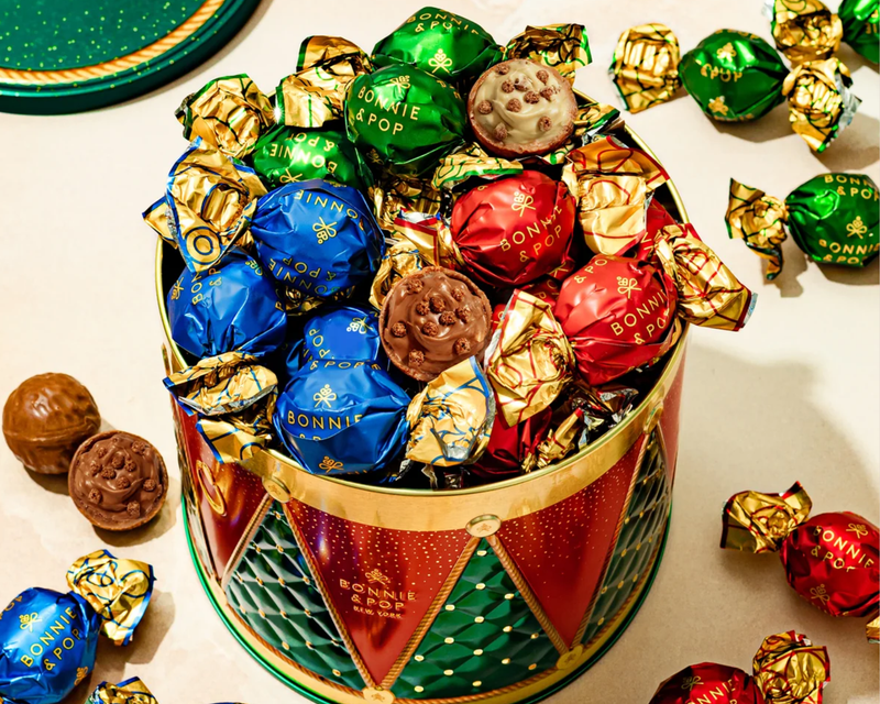 Christmas Chocolate Bon Bons Gift Tin