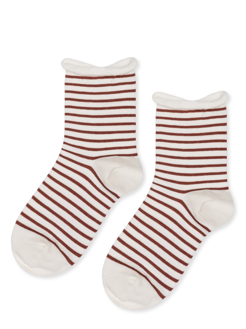 Women's Nautical Stripe Crew Sock