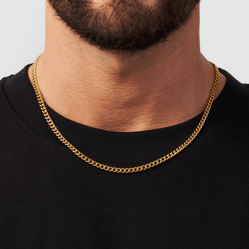 18K Gold Cuban Chain 4mm