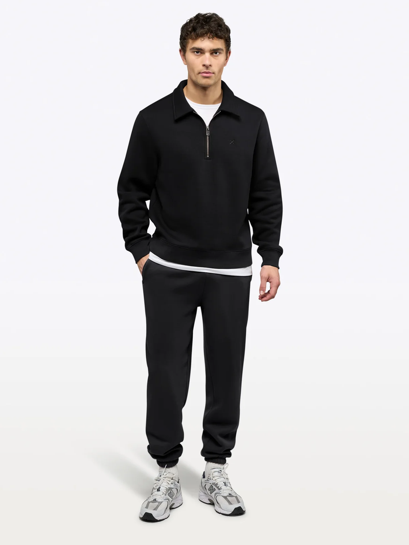 Men's Divine Fleece Q-Zip , Black