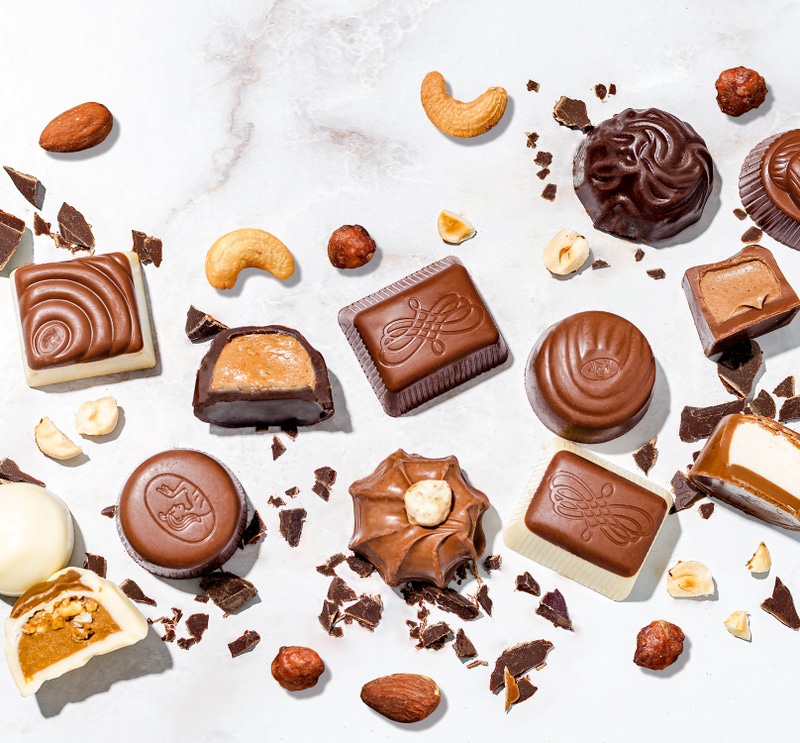 Nuts and Chocolate Gift Tin