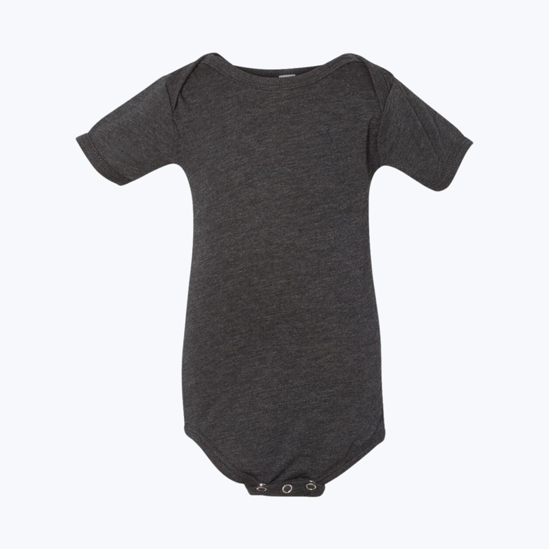 Branded Infant Triblend Short Sleeve Onesie