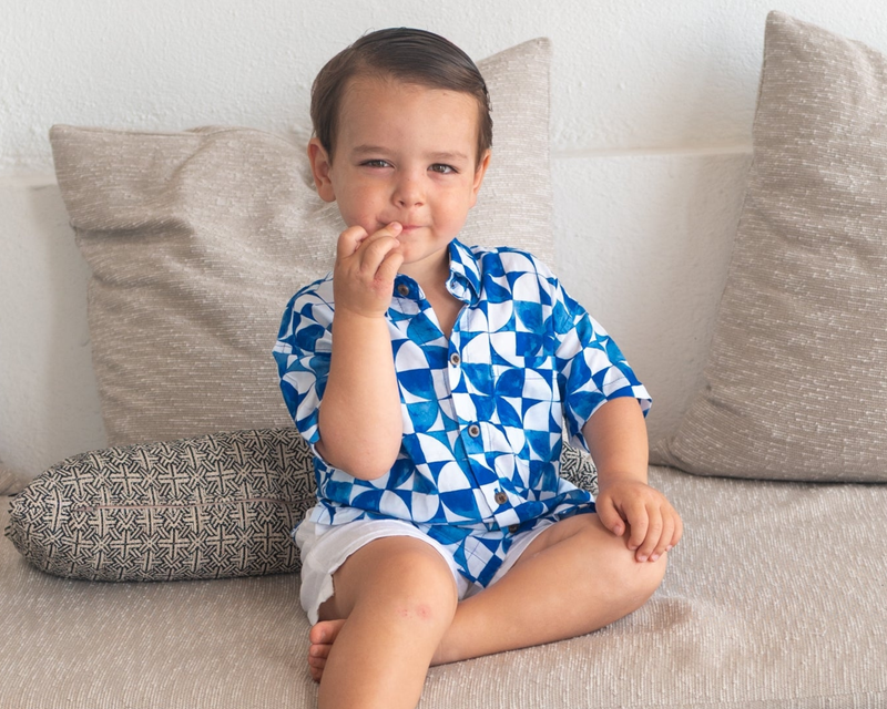 The Greece Boys Hawaiian Shirt