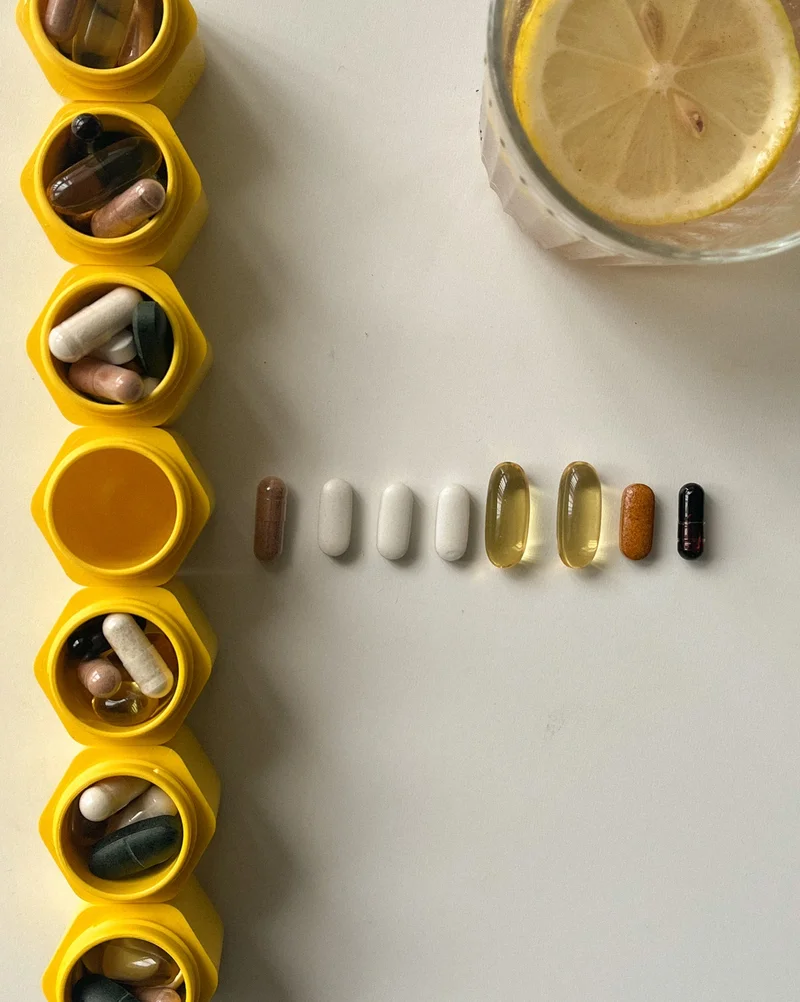 Days of the Week Pillcase Magnetic Travel Capsule Set