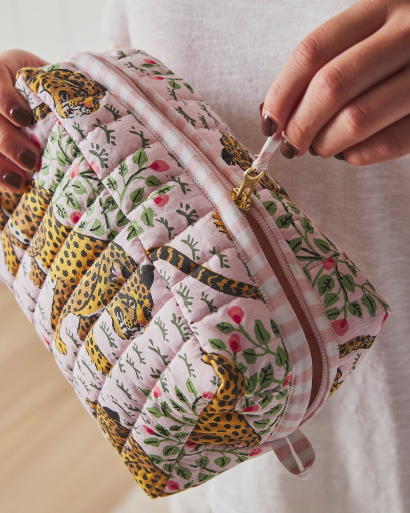 Quilted Pouch in Bagheera