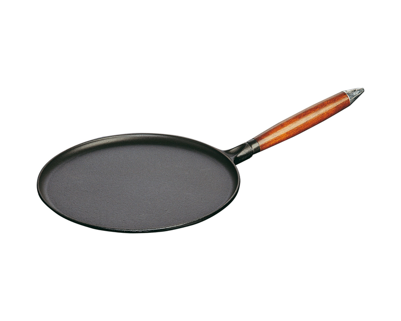 Cast Iron 11" Crepe Pan with Spreader