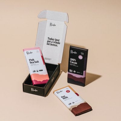 Raaka Chocolate Three Bar Box