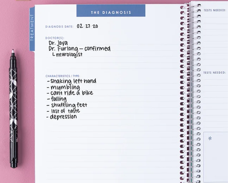 7x9 Medical Treatment Planner