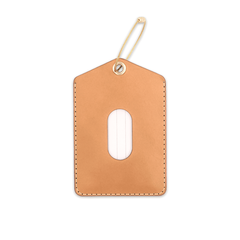 Leather Luggage Tag