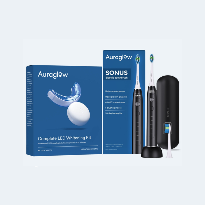 Teeth Whitening Kit and Sonus Electric Toothbrush
