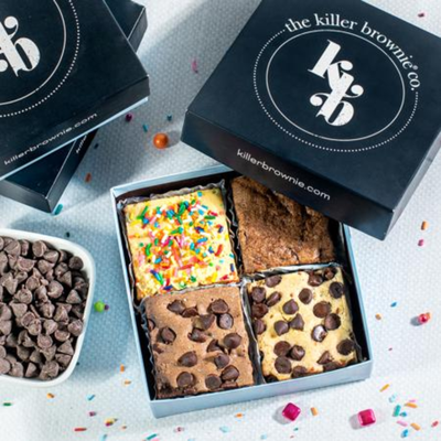 Killer Brownie Box with Branded Belly Band