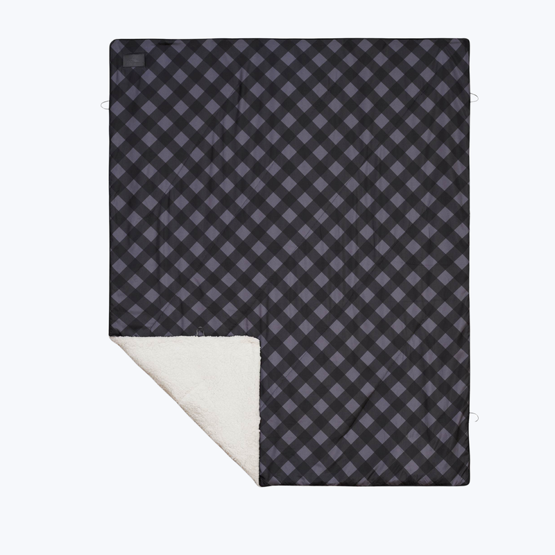 Branded High Sierra Roll-Up Puffy Sherpa Blanket