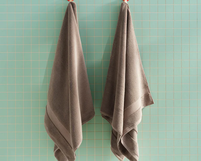 Super-Plush Turkish Cotton Bath Towels Set of 2