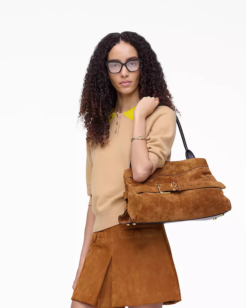The Suede Dakota Satchel Bag