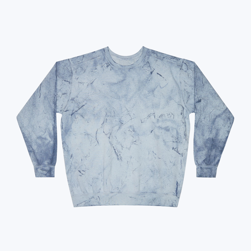 Branded Unisex Color Blast Crewneck Sweatshirt