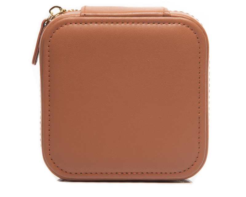 Personalized Leather Jewelry Case