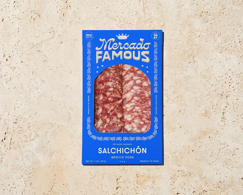 Salchichón Ibérico Dry-Aged Seasoned Iberico Sausage, 2oz Package