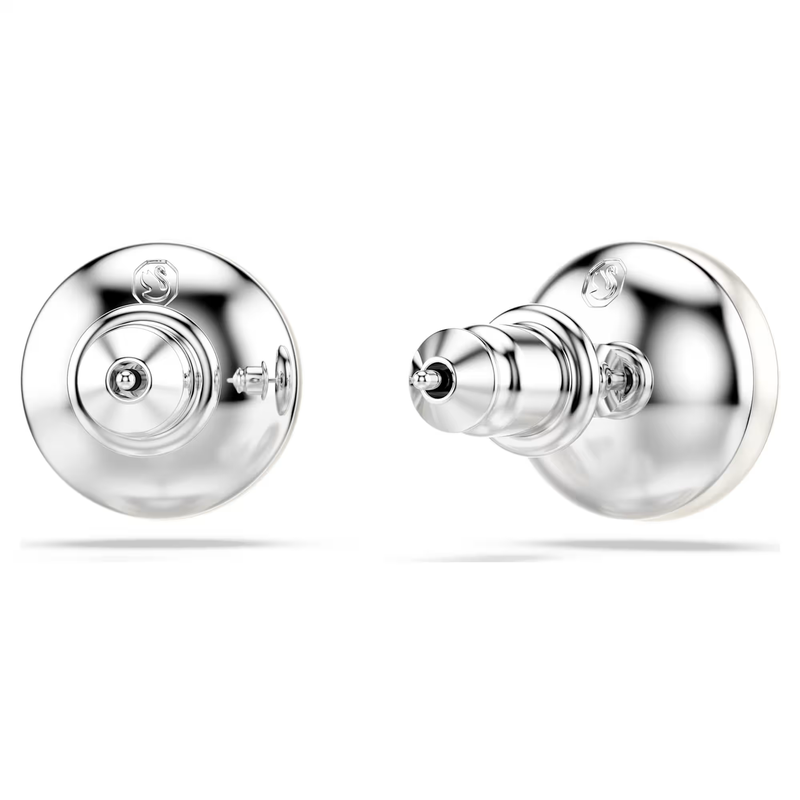 Crystal Pearl Matrix Stud Earrings