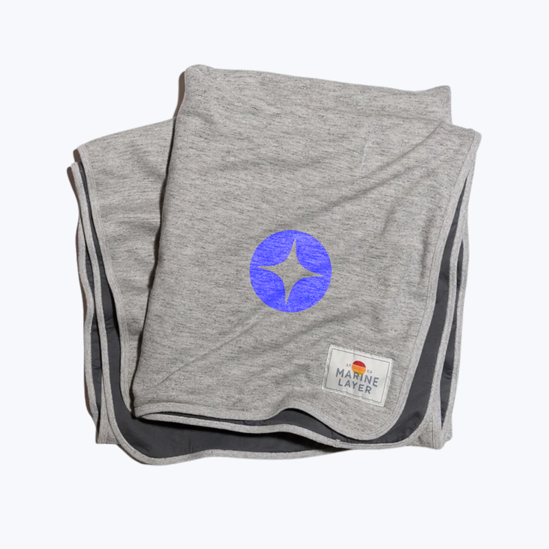 Branded Marine Layer Lined Blanket