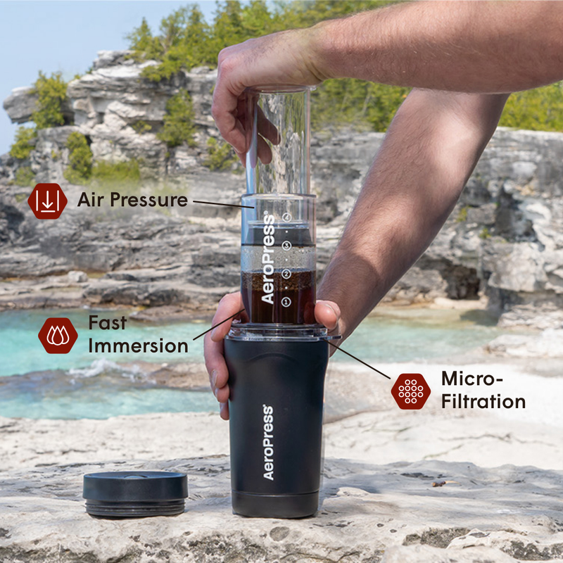 AeroPress Go Plus Complete Travel Coffee System